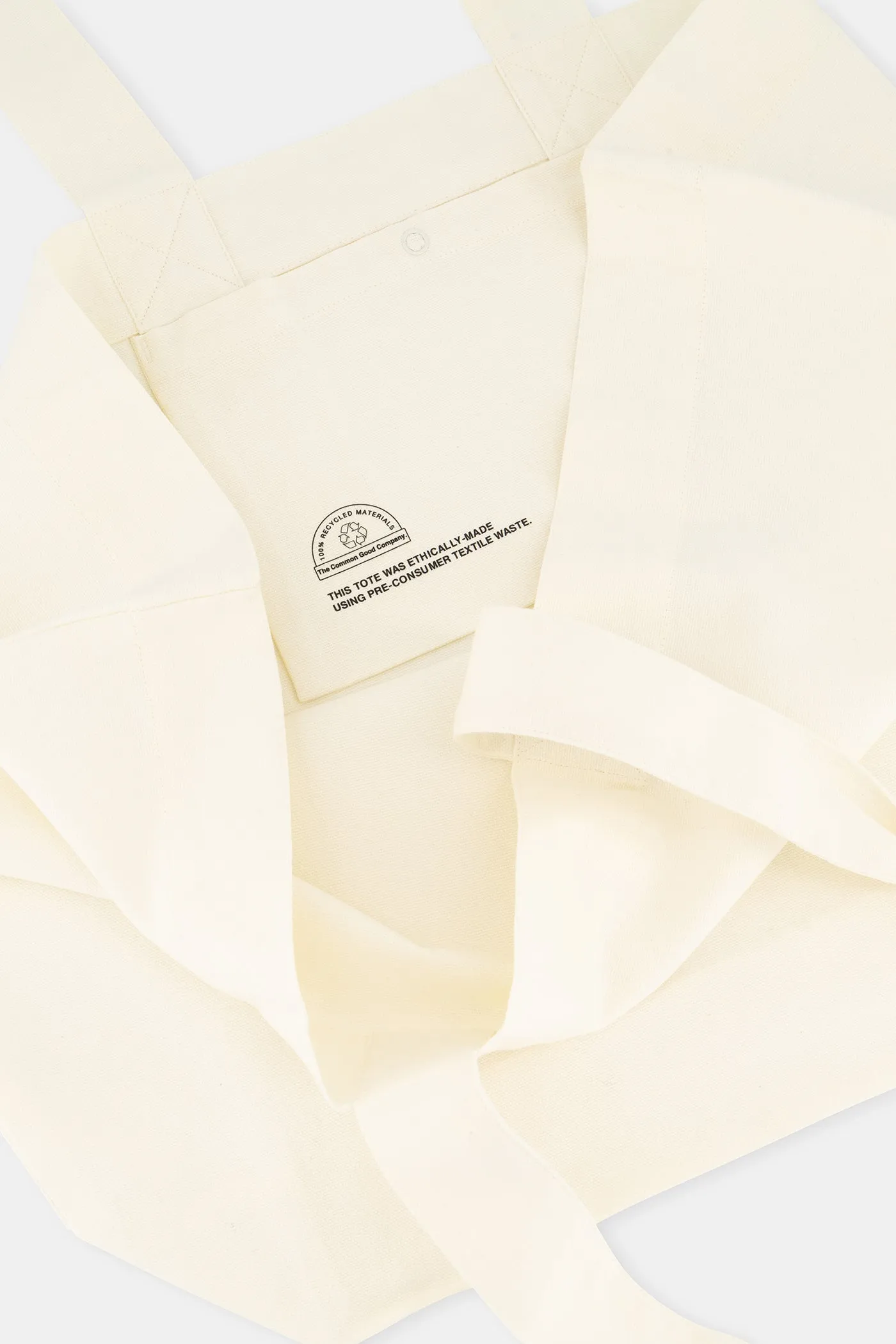 Ecru - 100% Recycled Cotton Market Tote sold by The Common Good Company product image thumbnail 2