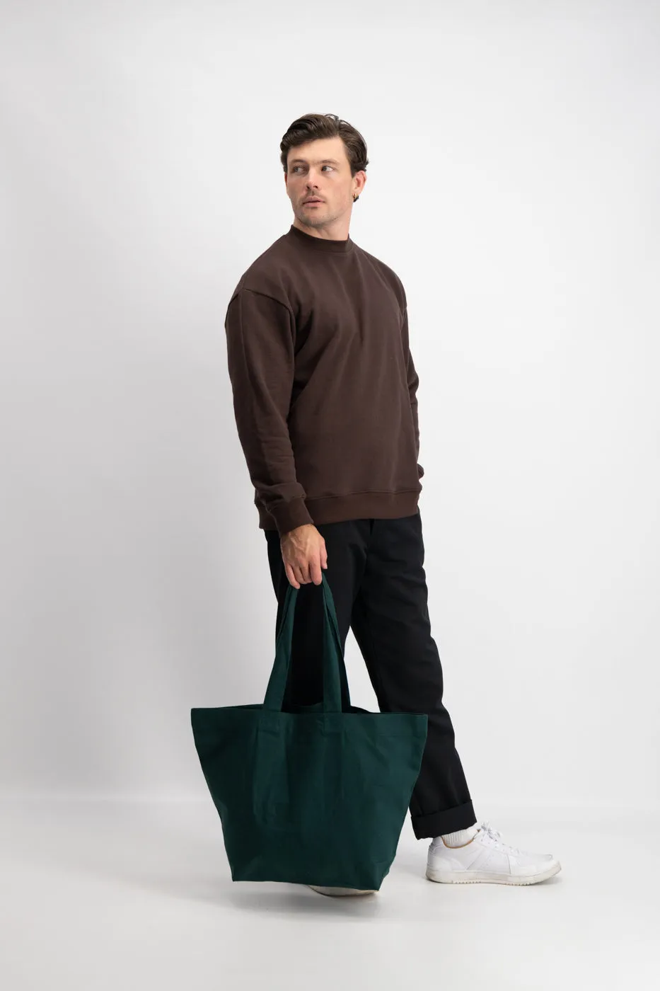 Forest Green - 100% Recycled Cotton Market Tote sold by The Common Good Company product image thumbnail 3