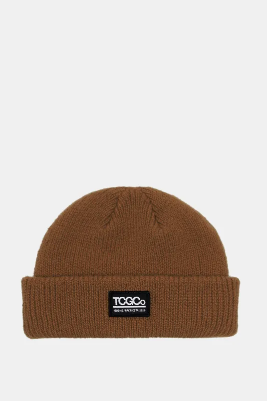 Rex - 100% Recycled Beanie Cocoa sold by The Common Good Company