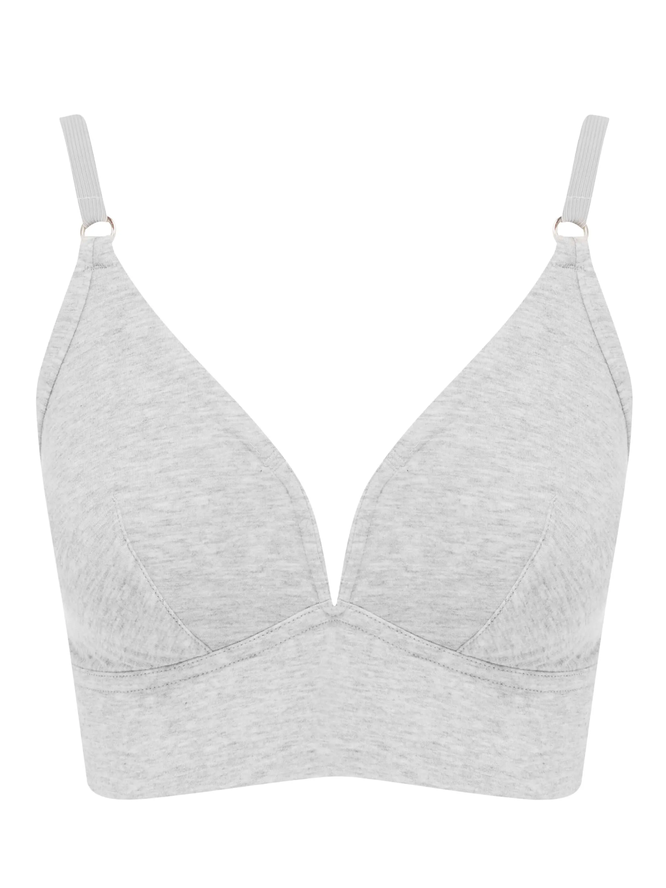 V for Victory Bra - Grey Marl sold by The Very Good Bra product image thumbnail 5