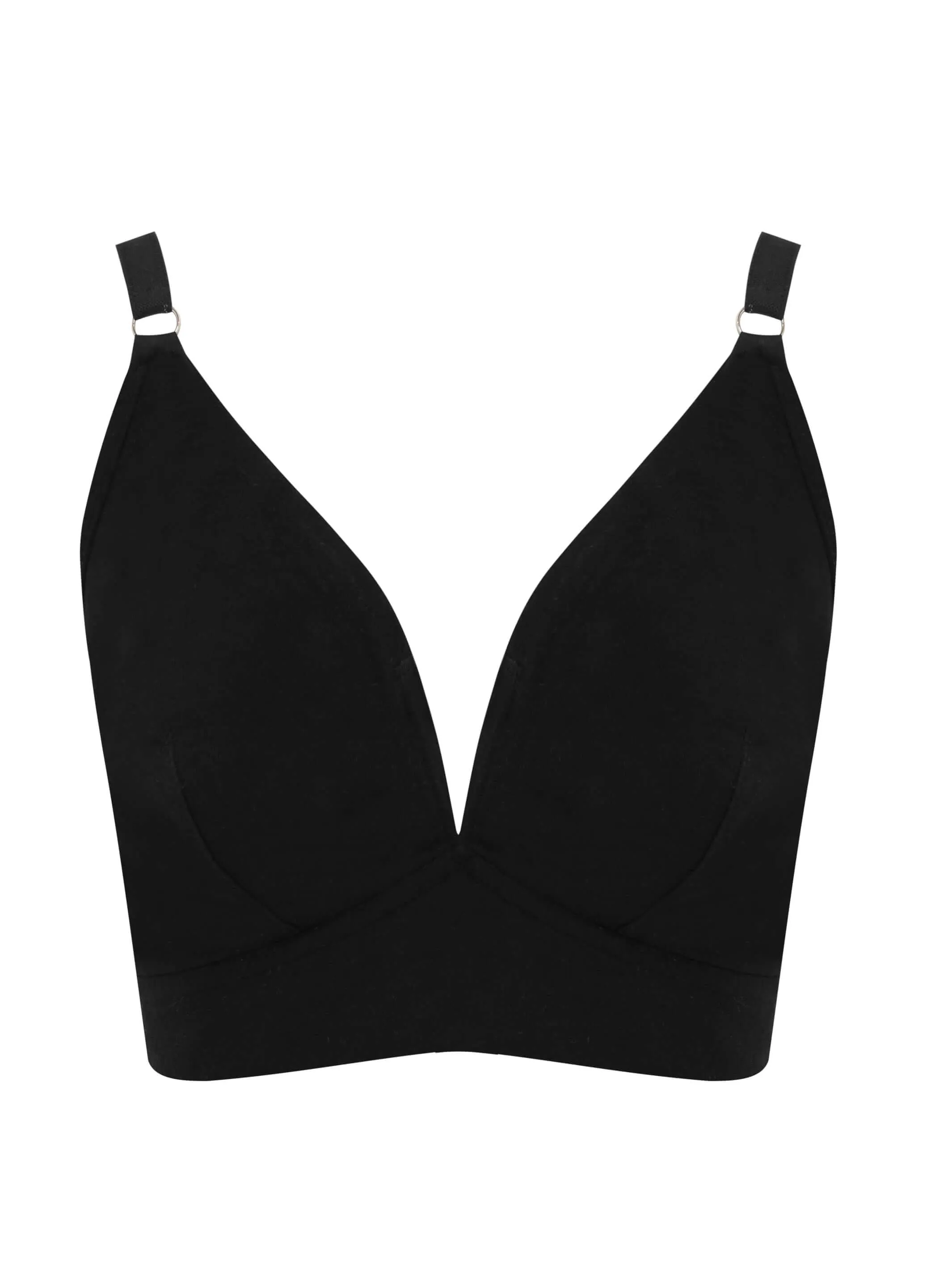 V for Victory Bra - Black Tencel sold by The Very Good Bra product image thumbnail 2