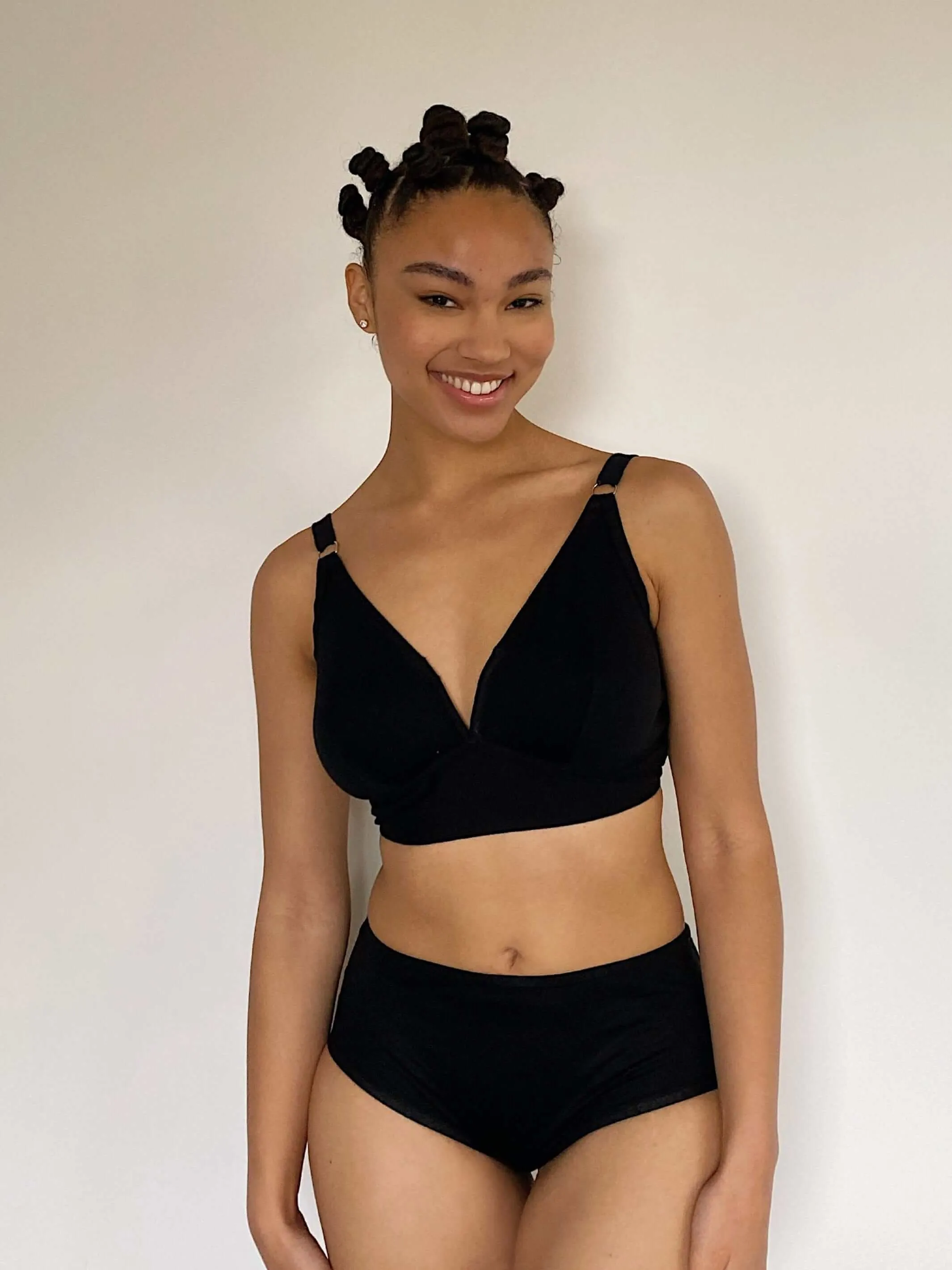 V for Victory Bra - Black Tencel sold by The Very Good Bra product image thumbnail 5