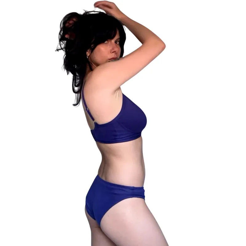 High-Leg Briefs - Wisteria sold by The Very Good Bra