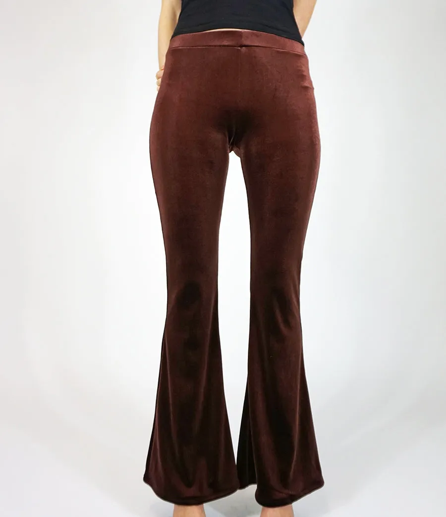 Brown Coco Velvet Flares sold by Flare Street product image thumbnail 2