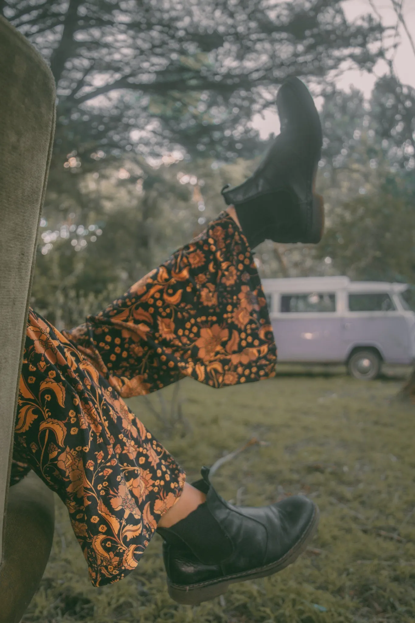 Donyale Flares - Golden Brown Velvet sold by Flare Street product image thumbnail 2