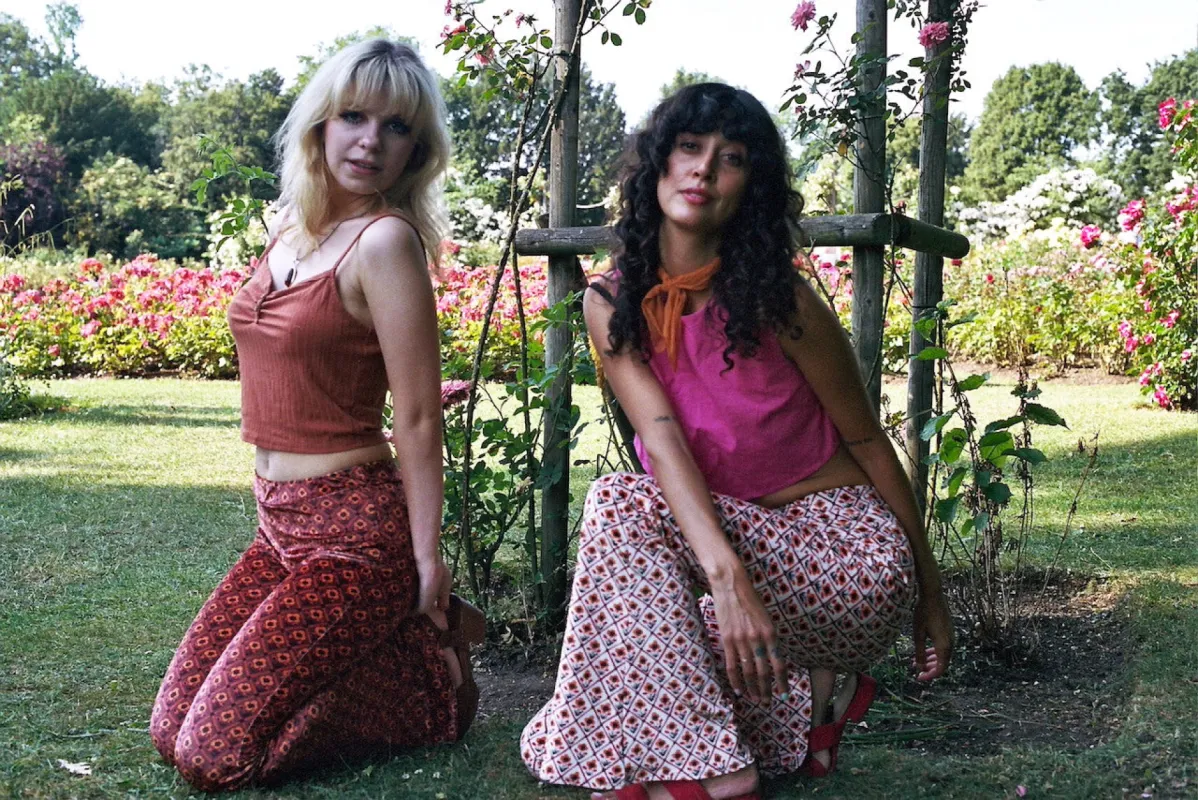 Christobel Flares in Creme sold by Flare Street