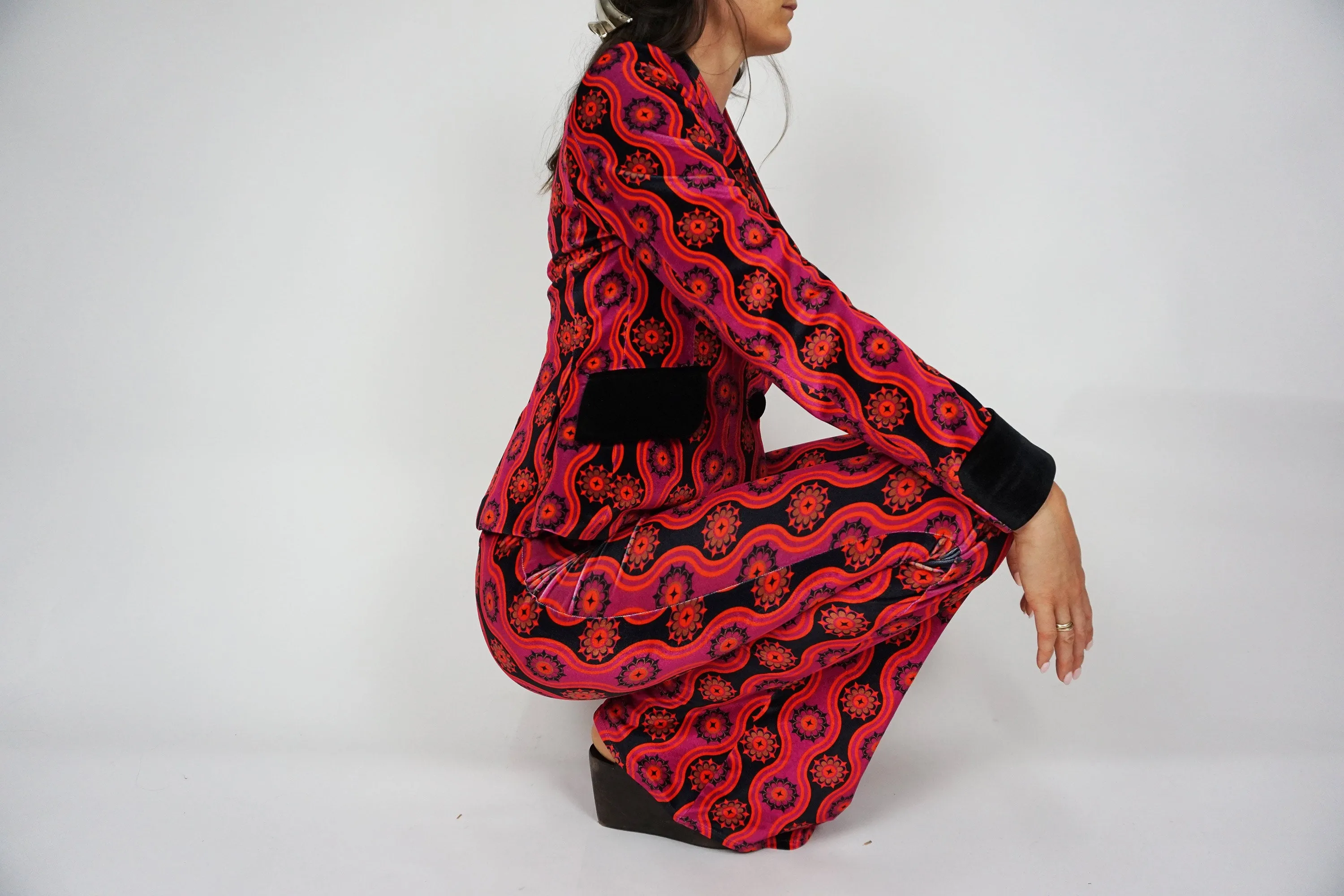 Ophir Velvet Flares - Pink sold by Flare Street product image thumbnail 5