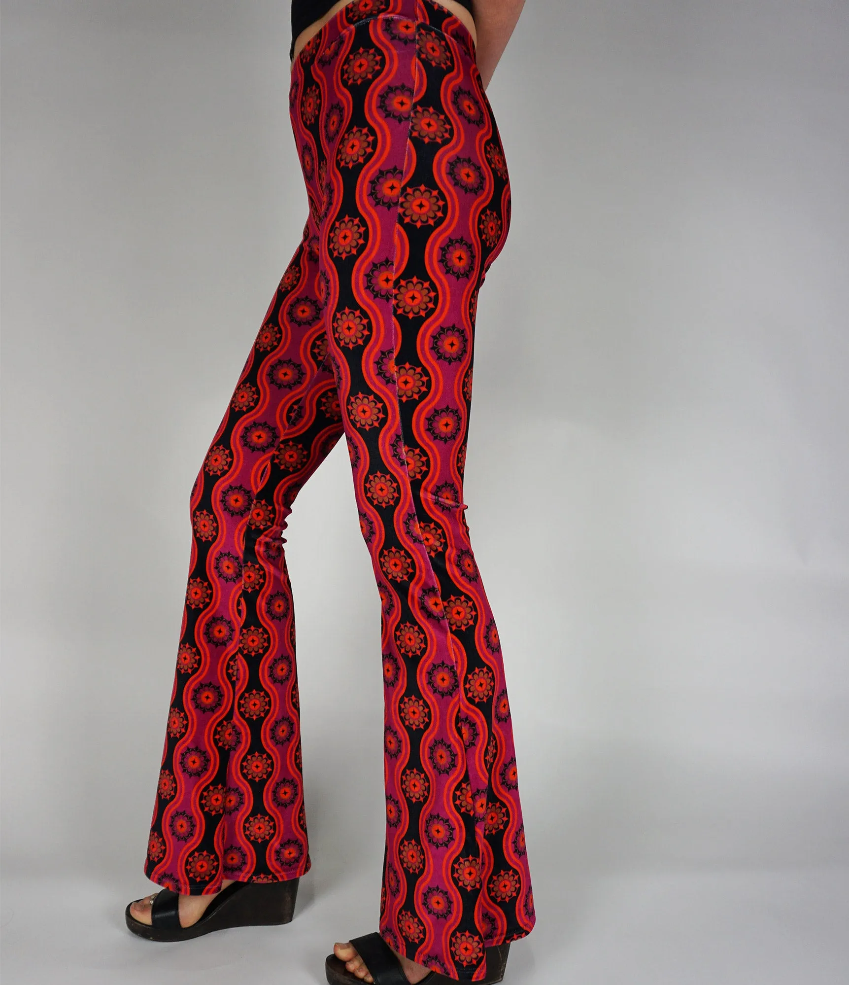 Ophir Velvet Flares - Pink sold by Flare Street product image thumbnail 3