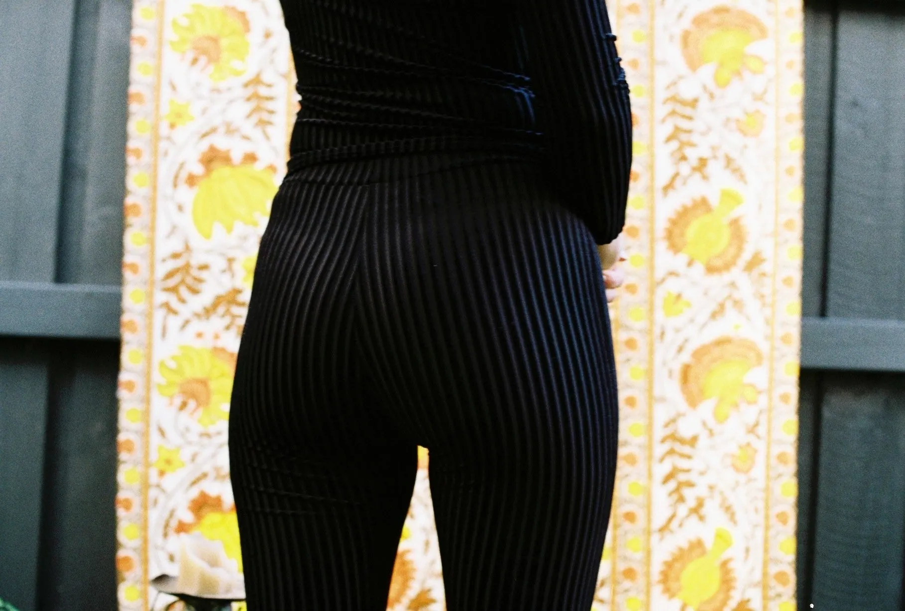 Black Velvet Pinstripe Burnout Flares sold by Flare Street product image thumbnail 4