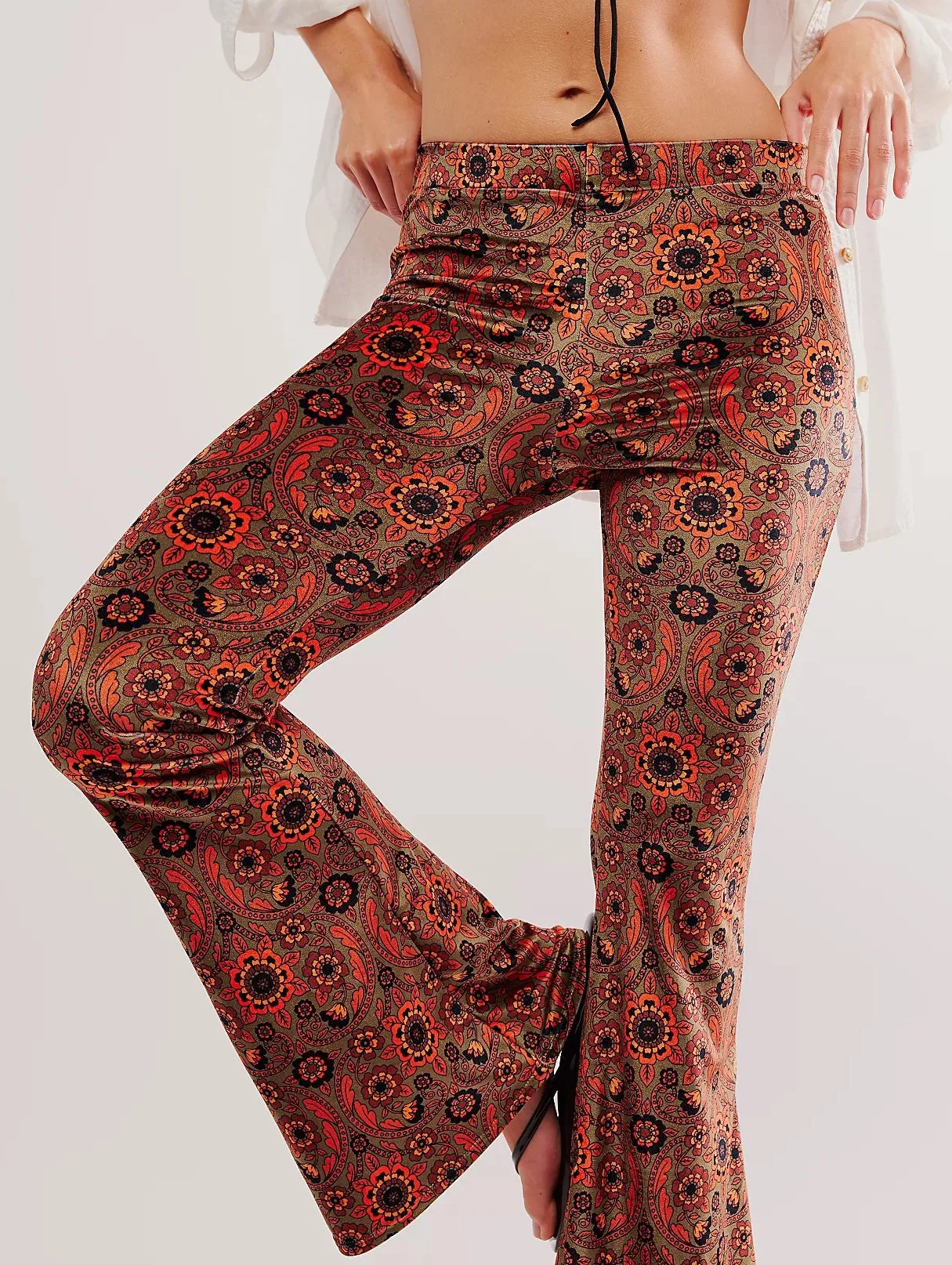 Odetta Flares in Rust sold by Flare Street product image thumbnail 3