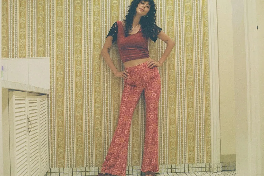 Odetta Flares in Pink sold by Flare Street product image thumbnail 4