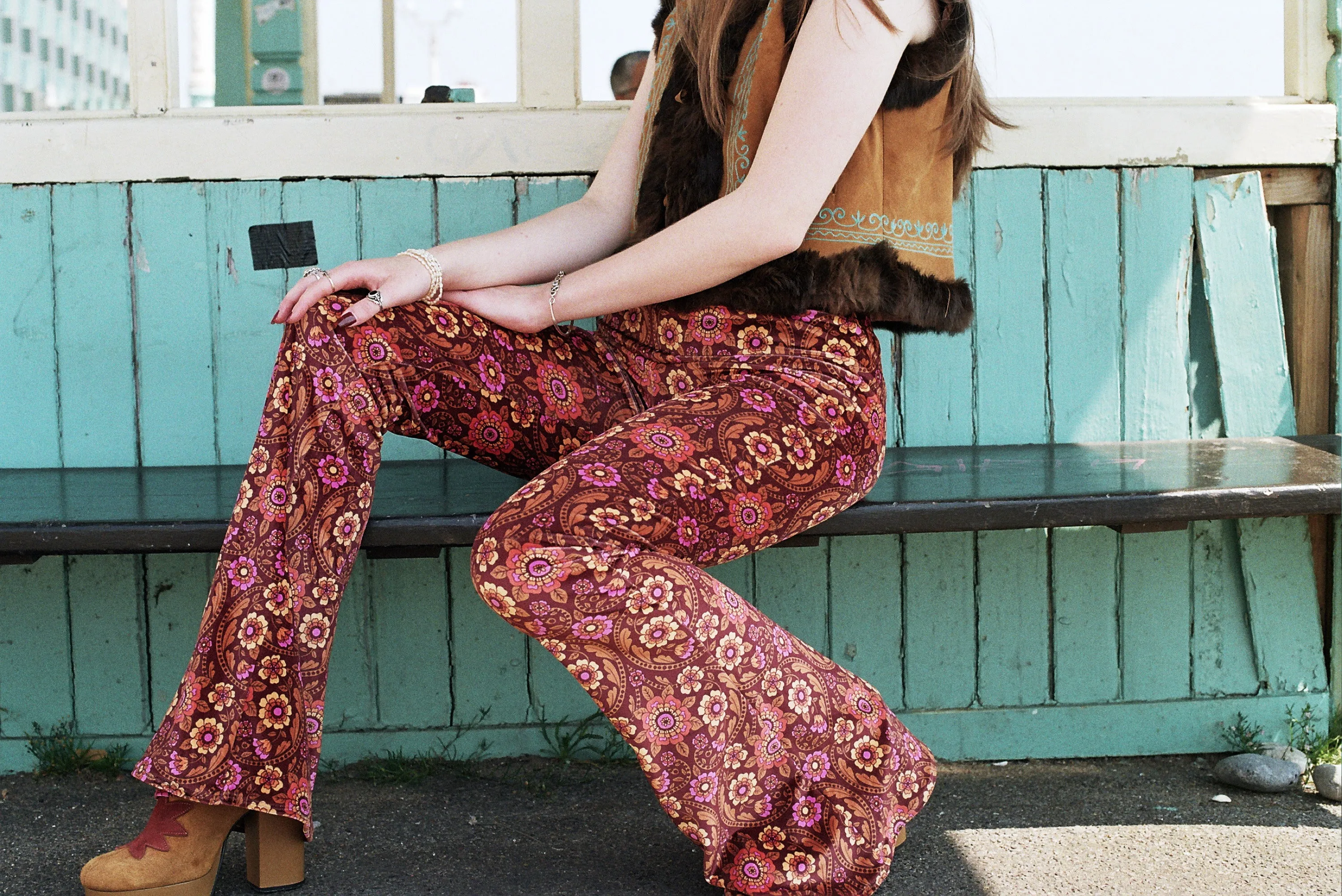 Odetta Flares in Tan sold by Flare Street product image thumbnail 2