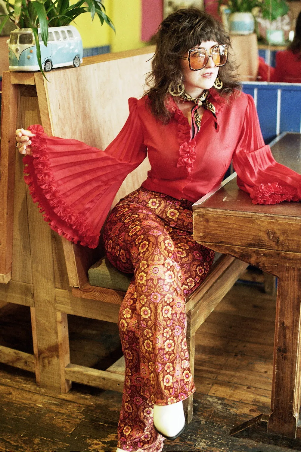 Odetta Flares in Tan sold by Flare Street product image thumbnail 5