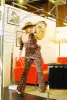 Catsuit in Leopardprint Velvet Flared sold by Flare Street
