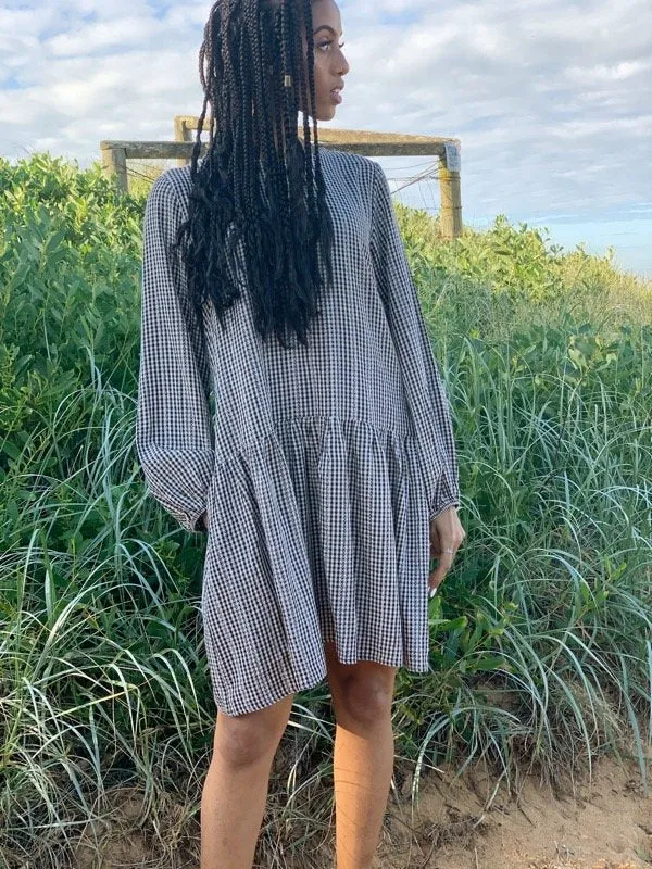 Ella Long Sleeve Cotton Dress sold by All the Wild Roses product image thumbnail 5