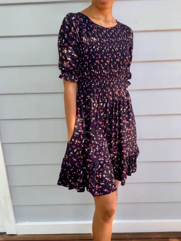 Darley Vintage-Inspired Floral Dress sold by All the Wild Roses