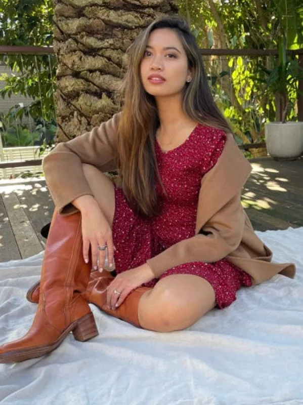 Brooklyn Vintage-Inspired Floral Dress sold by All the Wild Roses