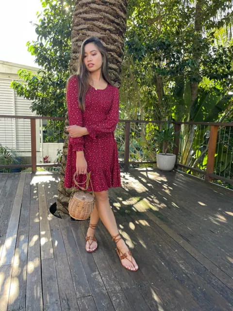 Brooklyn Vintage-Inspired Floral Dress sold by All the Wild Roses product image thumbnail 3