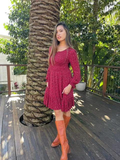 Brooklyn Vintage-Inspired Floral Dress sold by All the Wild Roses product image thumbnail 2