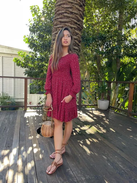 Brooklyn Vintage-Inspired Floral Dress sold by All the Wild Roses product image thumbnail 5