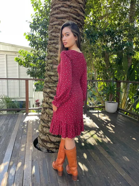 Brooklyn Vintage-Inspired Floral Dress sold by All the Wild Roses product image thumbnail 4