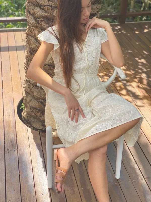 Marley Cotton Embroidered Dress sold by All the Wild Roses