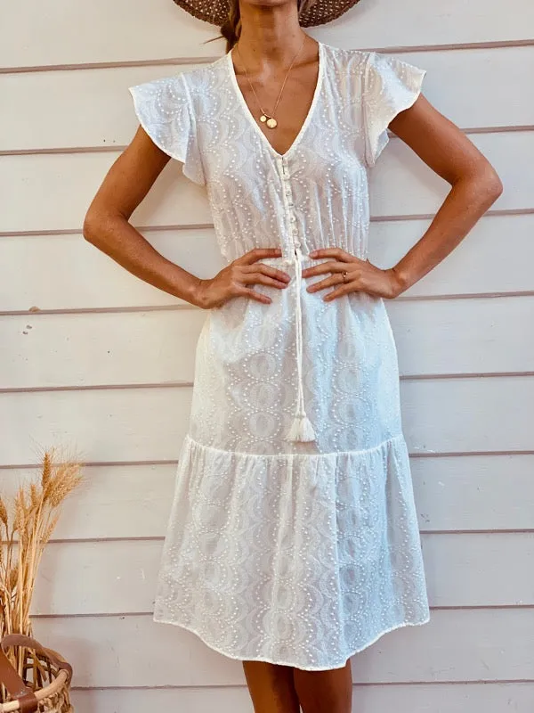 Marley Cotton Embroidered Dress sold by All the Wild Roses product image thumbnail 4