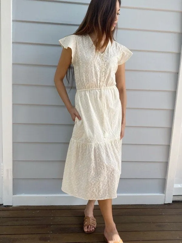 Marley Cotton Embroidered Dress sold by All the Wild Roses product image thumbnail 5