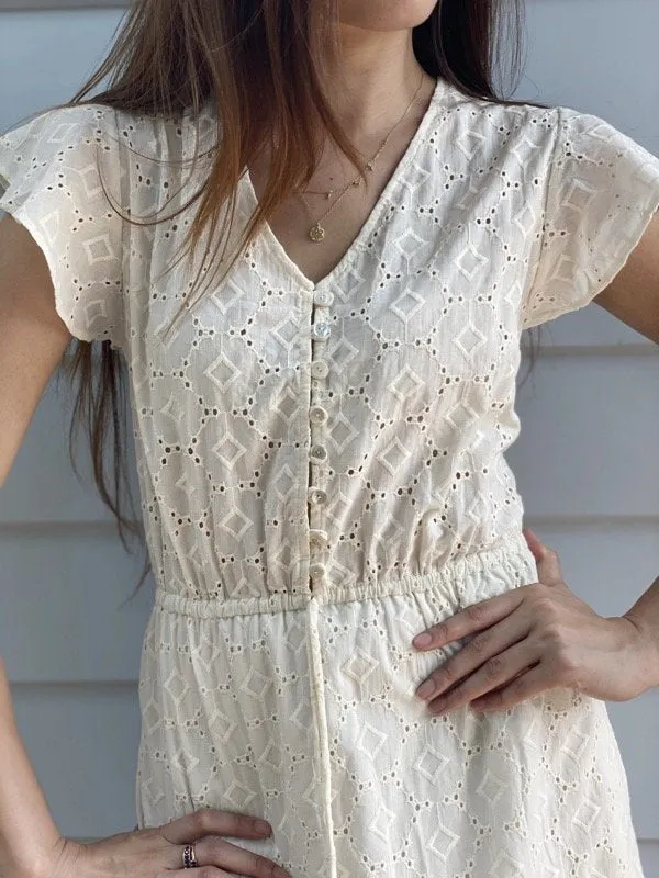 Marley Cotton Embroidered Dress sold by All the Wild Roses product image thumbnail 2
