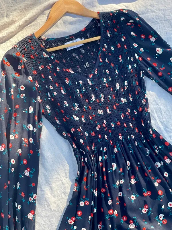 Mae Vintage Floral Short Dress sold by All the Wild Roses