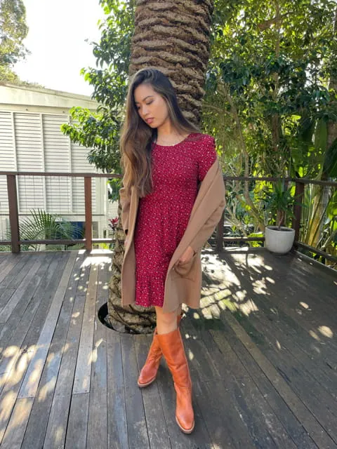 Mae Vintage Floral Short Dress sold by All the Wild Roses product image thumbnail 5