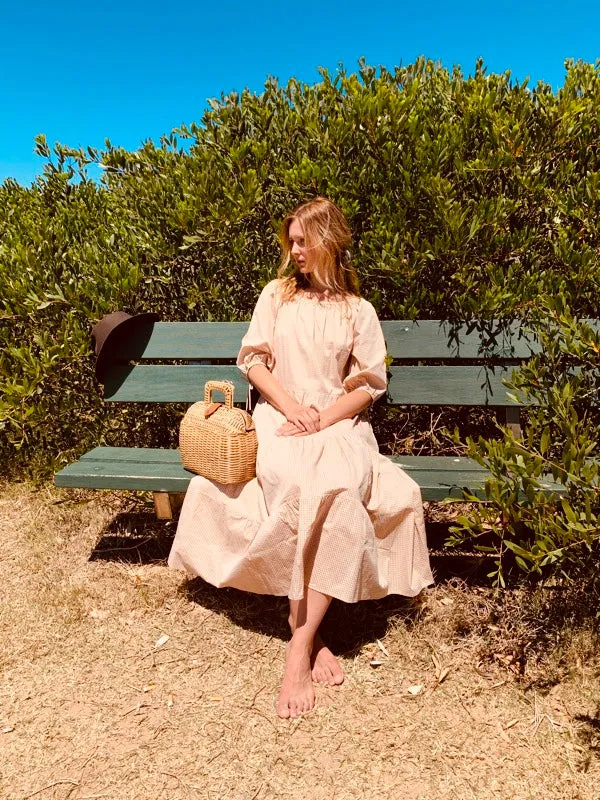 Bonet Golden Gingham Dress sold by All the Wild Roses