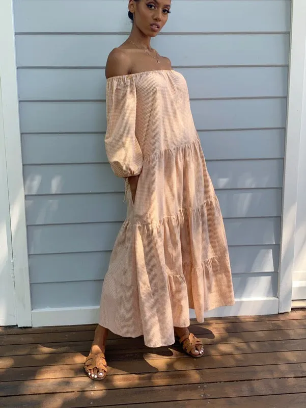 Bonet Golden Gingham Dress sold by All the Wild Roses product image thumbnail 5