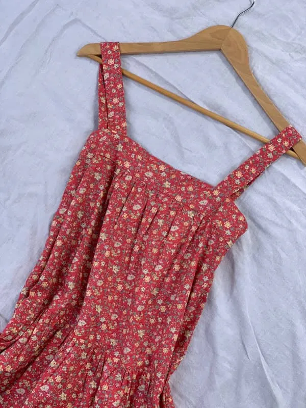 Arabella Sunset Floral Cotton Dress sold by All the Wild Roses product image thumbnail 3