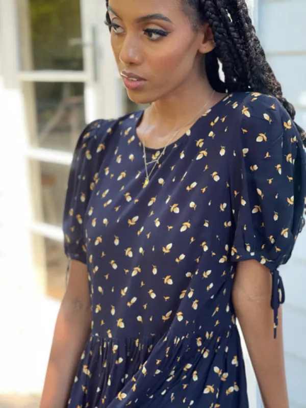 Cecilie Floral Midi Dress sold by All the Wild Roses