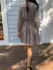 Priya Long Sleeve Gingham Dress sold by All the Wild Roses