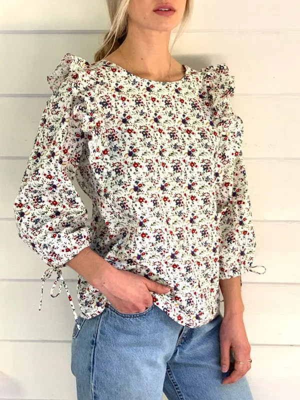 Chloe Vintage Floral Top sold by All the Wild Roses product image thumbnail 2