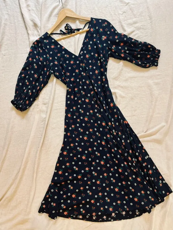 Zoe Black Floral Dress sold by All the Wild Roses product image thumbnail 2