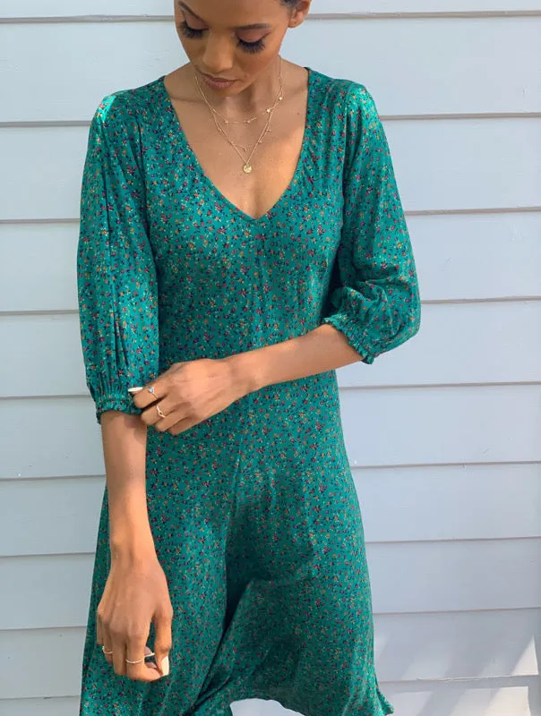 Zoe Black Floral Dress sold by All the Wild Roses product image thumbnail 5