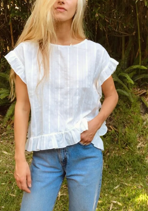 Dali Black Cotton Embroidered Top sold by All the Wild Roses product image thumbnail 2