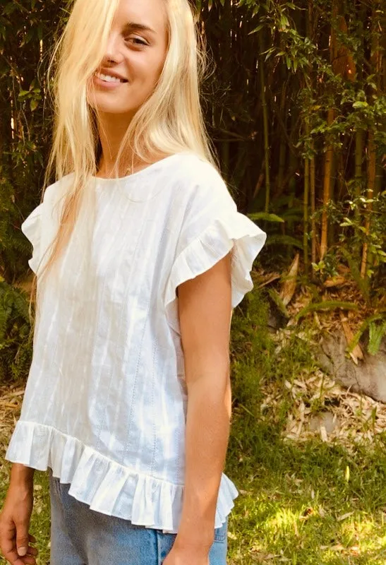 Dali Black Cotton Embroidered Top sold by All the Wild Roses product image thumbnail 4