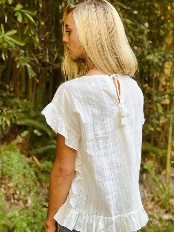 Dali Black Cotton Embroidered Top sold by All the Wild Roses product image thumbnail 5