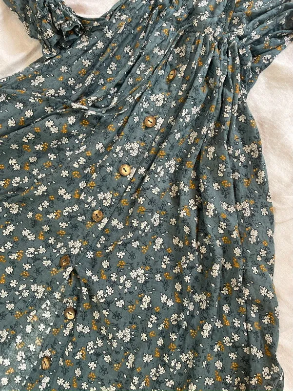 Keli Floral Long Sleeve Midi-Dress sold by All the Wild Roses product image thumbnail 2