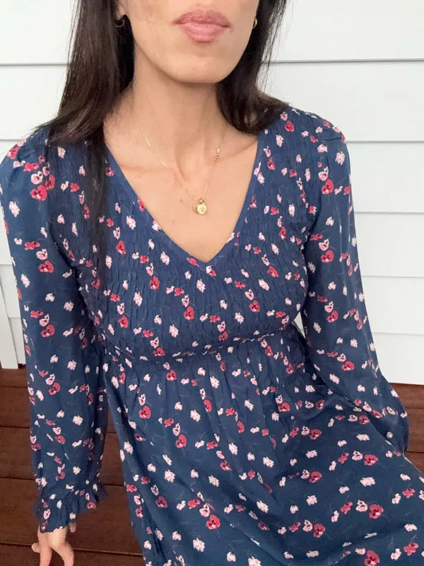 Sierra Blue Long-Sleeved Dress sold by All the Wild Roses product image thumbnail 2