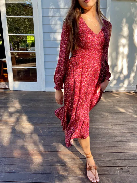 Sierra Blue Long-Sleeved Dress sold by All the Wild Roses product image thumbnail 3