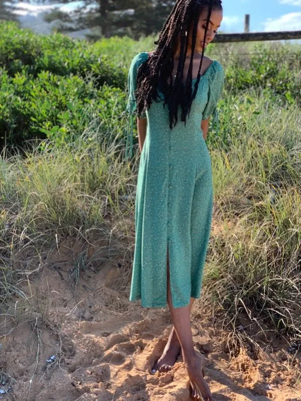 Amaya Vintage Floral Dress sold by All the Wild Roses