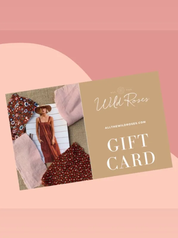 Gift Card sold by All the Wild Roses