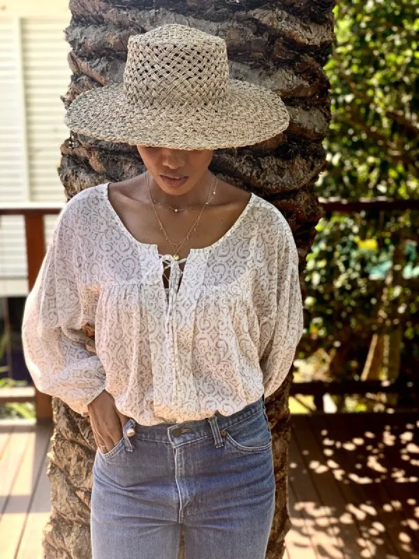 Natalia Cotton Voile Blouse sold by All the Wild Roses