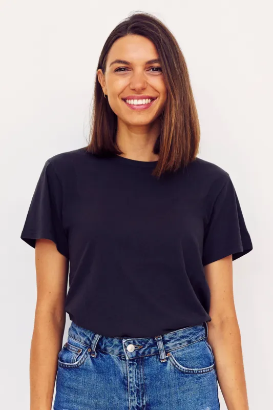 Classic Tee  |  vintage black sold by Bon Label