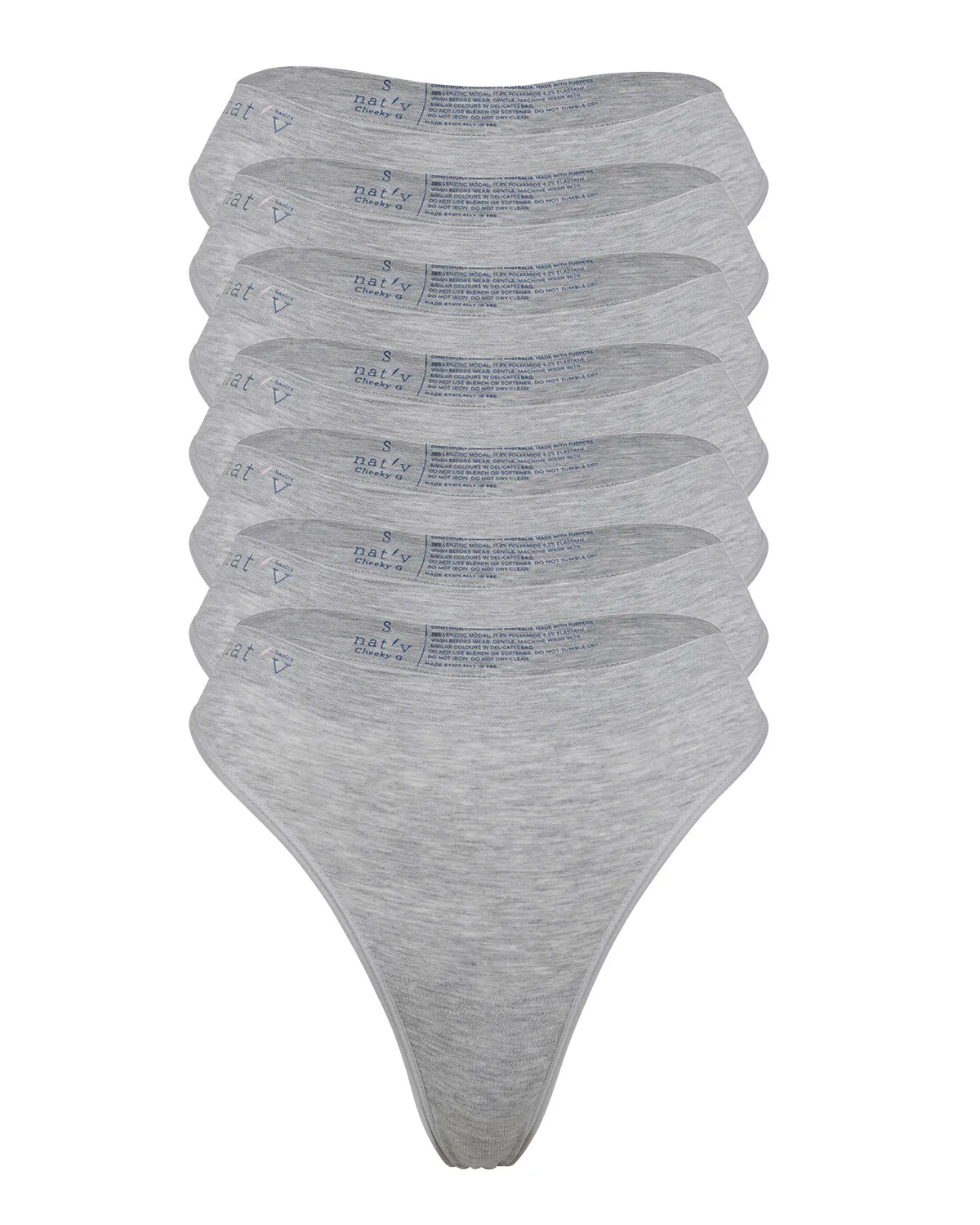 Cheeky G 7 Set Marle Grey sold by nat v basics